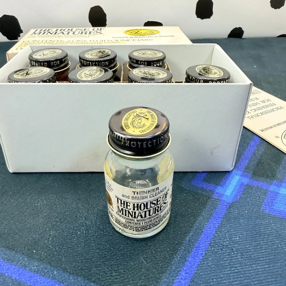 House of Miniatures X-Acto Finishing Kit 43801 Sealed Jars & Collector Binder